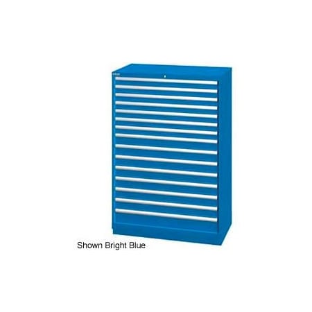 Lista International Lista 40-1/4"W  Cabinet, 15 Drawer, 243 Compart - Bright Blue, Master Keyed XSHS1350-1502BBMA